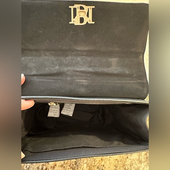 Badgley Mishka Black and Gold Studded Handbag/Shoulder Bag - Picture 5 of 11